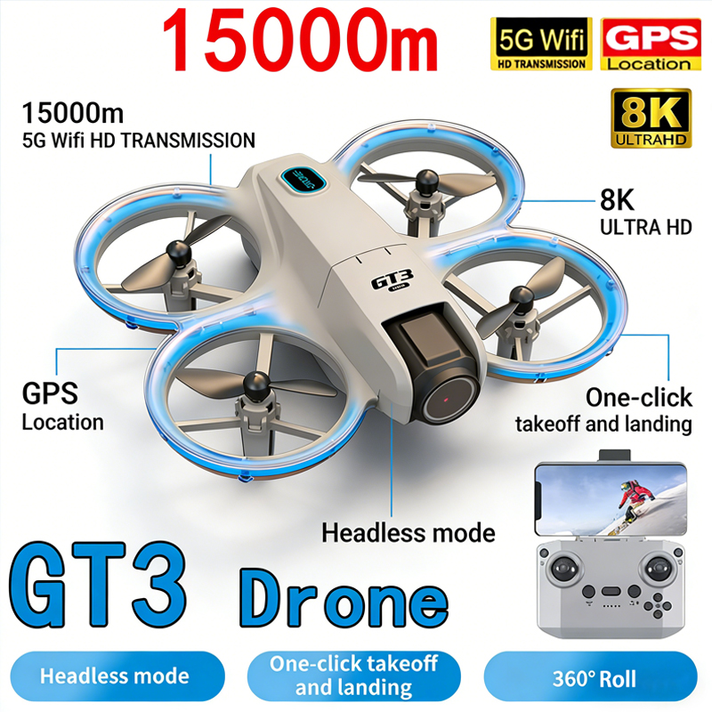 Drone Kit Tricopter - 신형 GT3 MAX 드론 8K HD