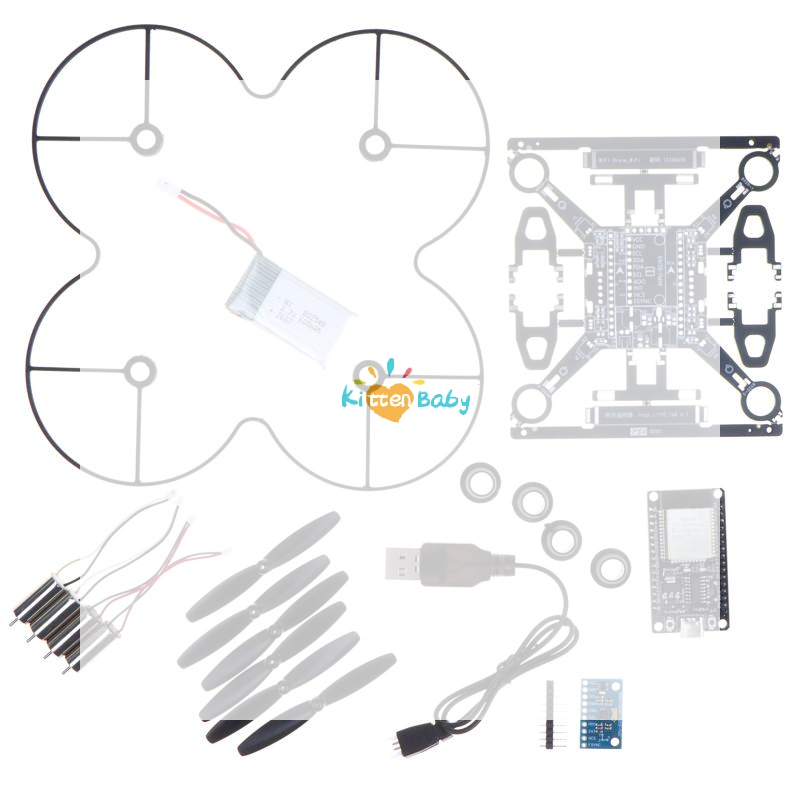 Drone Kit Octocopter - ESP32 오픈소스 미니 드론 키트, STEM