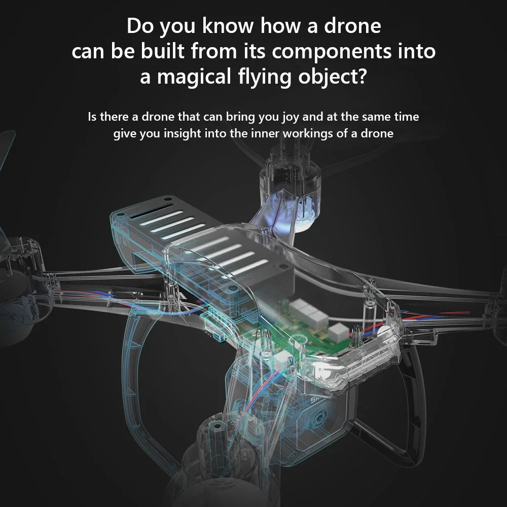 JJRC H108 DIY 교육용 조립 미니 드론 인터랙 - Drone Kit With Camera 리뷰 및 가격